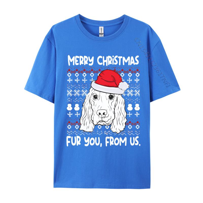 Hip Hop Cocker Spaniel Christmas Funny Dog Lover Tshirt Men T Shirt Funny Cotton Tops Tees Party Printed Tshirt