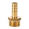 Brass Hose Barb Fittings Adapter Connector High Strength Rustproof Corrosion Resistant Hose Barb Male Fittings Accessories