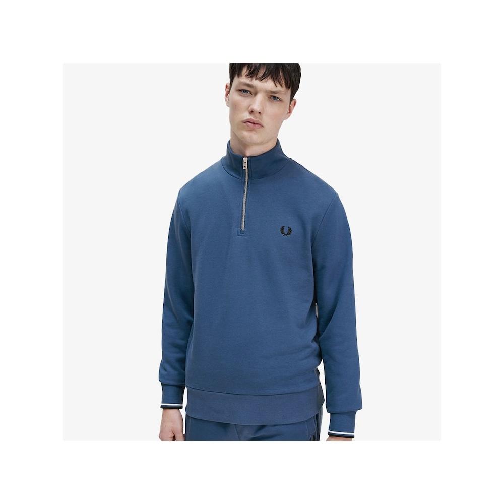 Fred Perry [quartier général Authentique] Sweat-shirt Fred Perry [ligne de base] Demi-zip F57 Afpm2333574 F57 qzgAfpm2333574 F57