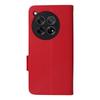 OnePlus 12 5G Leather Case with Card Holder, Stand, Lanyard, and Protective Shell.
