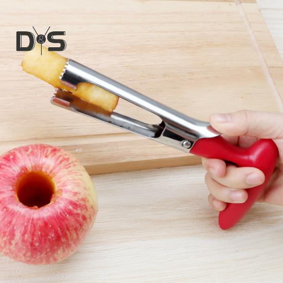 Herramienta para Quitar el Corazón de la Fruta con Cuchillas Serradas Afiladas Fácil de Usar Portátil Multifunción Cortador de Fruta Descorazonador