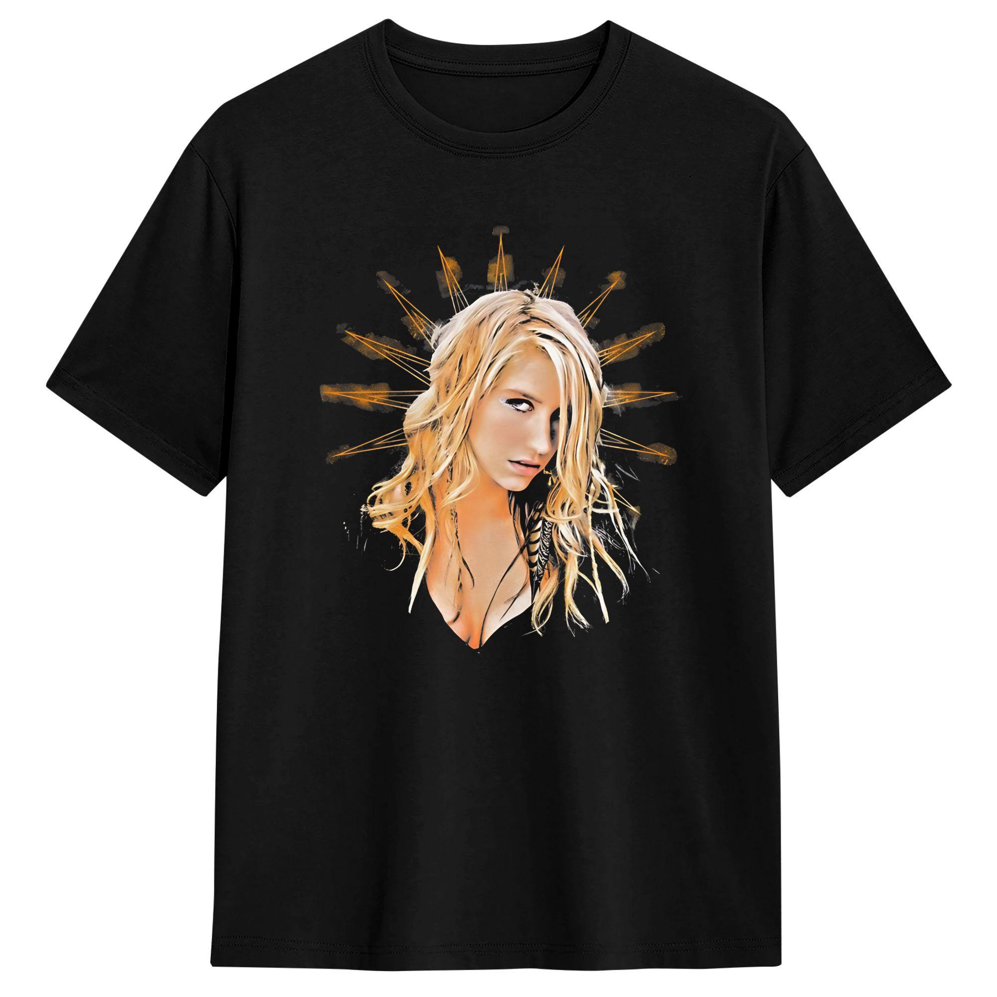 

Harajuku T Shirt Singer Kesha 100 Cotton TShirts Fashion Tee Shirt for Unisex Summer Aesthetic Casual Short Sleeve Tees S