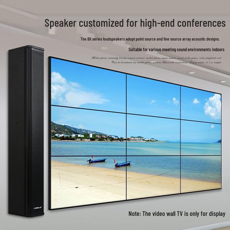 SHILE BX-408 150W Wall-Mount Conference Speaker Pair (CN version)