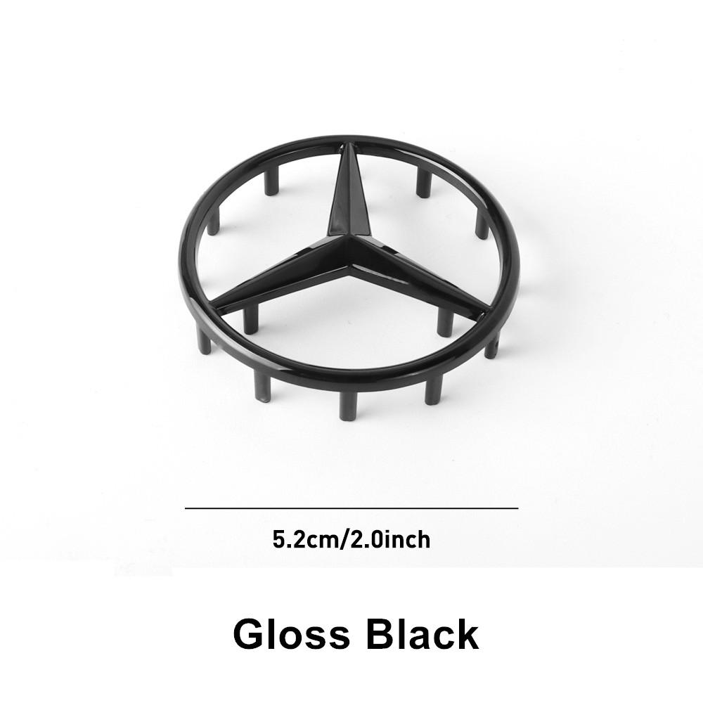 WAM3 Car Interior Steering Wheel Hollow Badge Logo Decor Accessories For Mercedes Benz W203 W204 W205 W212 W213 W176 W177 W246 FXPT
