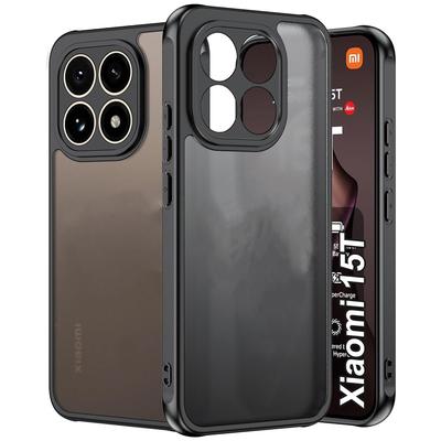 Matný obal pro Xiaomi 15T Mi 15T Pro 5G Kryt Nárazuvzdorný Průsvitný Na dotek příjemný Tvrdý Zadní Kryt Rám Fundas