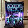 Rocket League útulná flanelová deka, pohodlná teplá přehozová deka do ložnice, na pohovku, pro domácí použití