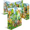 Classeur - HERMA - Motif Jungle - A4 - Dos 70mm - Carton solide