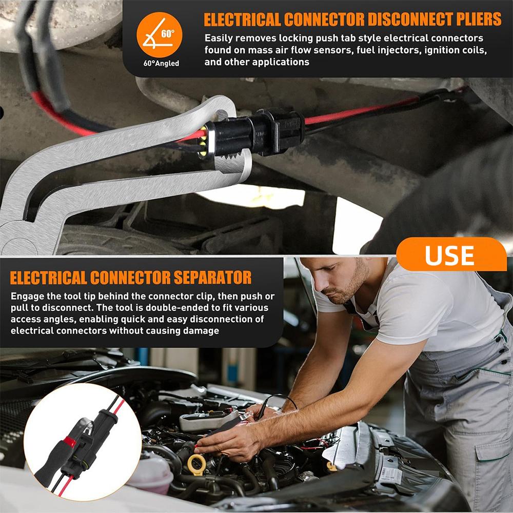 Elektrische Abisolierzange Auto Kraftstoffleitung Trennwerkzeugsatz Ölleitung Schneiden Draht Entfernen LKW Stecker Trenner Reparaturwerkzeuge