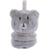 Orelheiras de Lã Grossa Quente de Urso Fofo para Inverno para Meninas Meninos Senhoras Coberturas de Orelha Flexíveis Aquece-Orelhas de Pelúcia Espessados Orelheiras Quentes de Pele Falsa para Crianças
