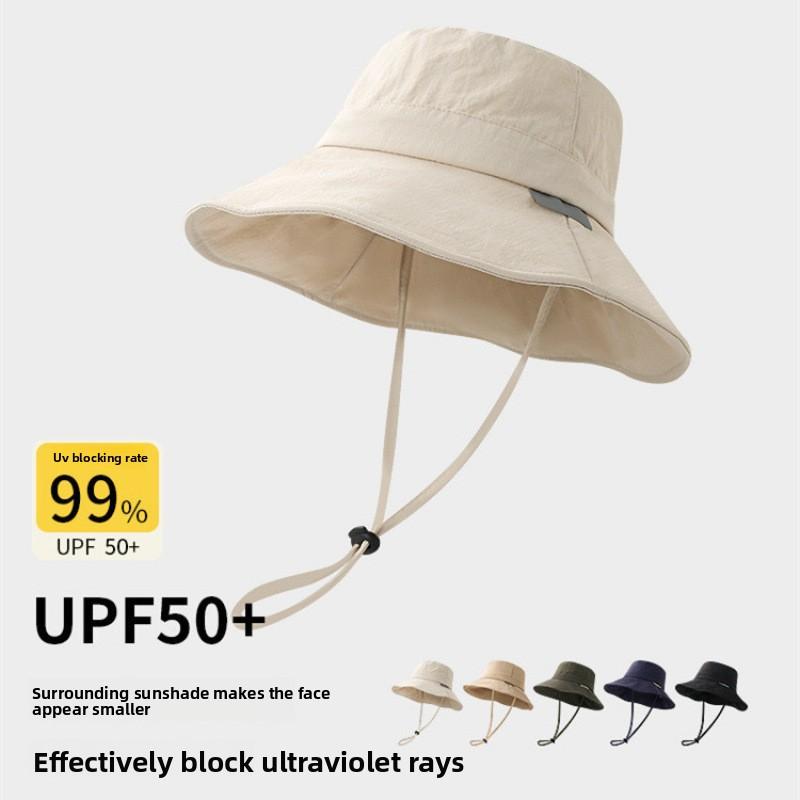 2026 New Outdoor Sunscreen Hat Women's Summer Lightweight Men's Fisherman's Hat Sunshade Sun Hat