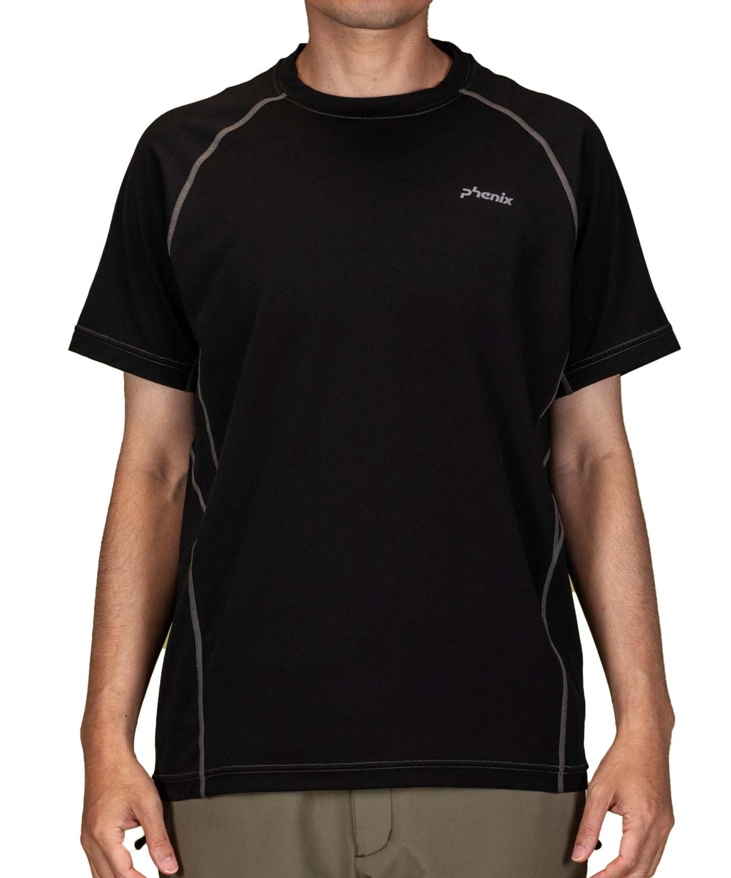 

Мужская футболка с коротким рукавом и круглым вырезом Phoenix, черная, (PH9900)