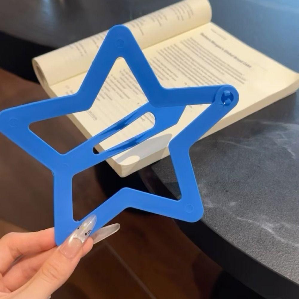 INS Extra-large Star Hair Clip Solid Color Funny Hair Grip Openwork Star Hairpin Children's Toys