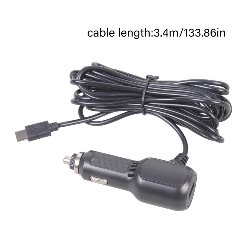 18W Car Chargers USB Port with Type C Cable Technology Car Recorder Power Supply 12V 24V Safe Charging