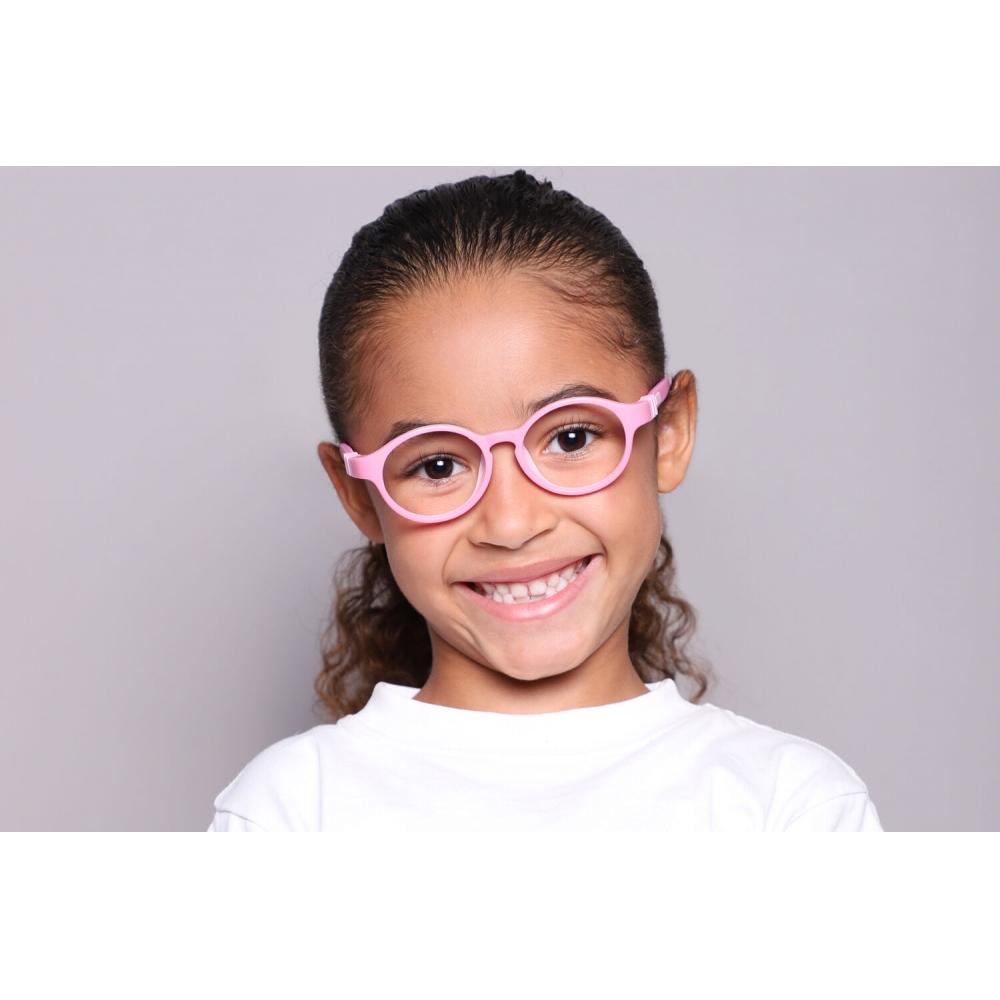 Full Rim Round Light Pink Smartbuy Kids Rhi K7b Fashion Kids Eyeglasses