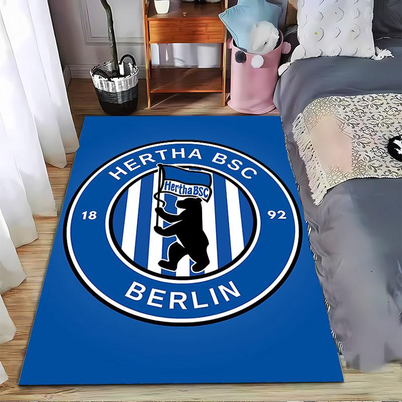 Hertha BSC Logo Carpet suitable as a non-slip mat for the living room or bedroom sofa