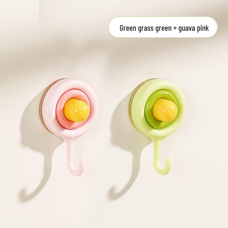 Cartoon Suction Cup Hook: Strong, Reusable, Movable, No-Drill Bathroom & Kitchen Hook