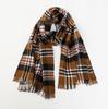 High-End Women's Double-Sided Herringbone Plaid Cashmere-Feel Scarf & Shawl