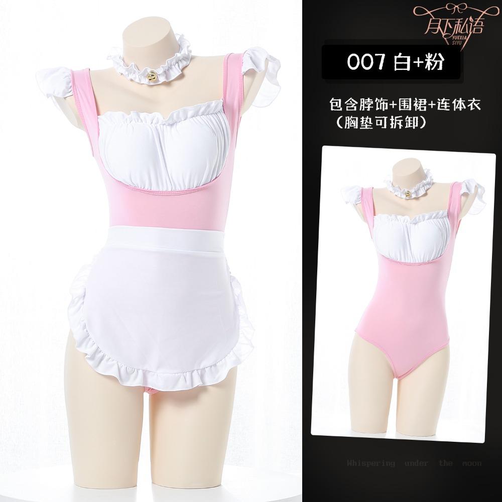 Whispering Under The Moon Cos Japanese, Maid Outfit One-piece Sexy Uniform Suit, School Pure Taste, Second Time