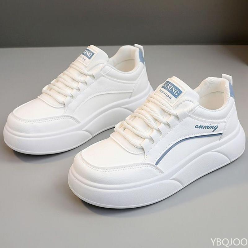 Fashion Thick Soled Women's Flat Bottomed New Sports Shoes for Comfortable Running Soft Soled Casual Vulcanized Shoes Zapatos De Mujer