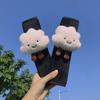 2pcs Car Styling Seat Belt Cover Shoulder Strap Harness Cushion Cartoon Cloud Seatbelt Shoulder Pad Protector Auto Accessories