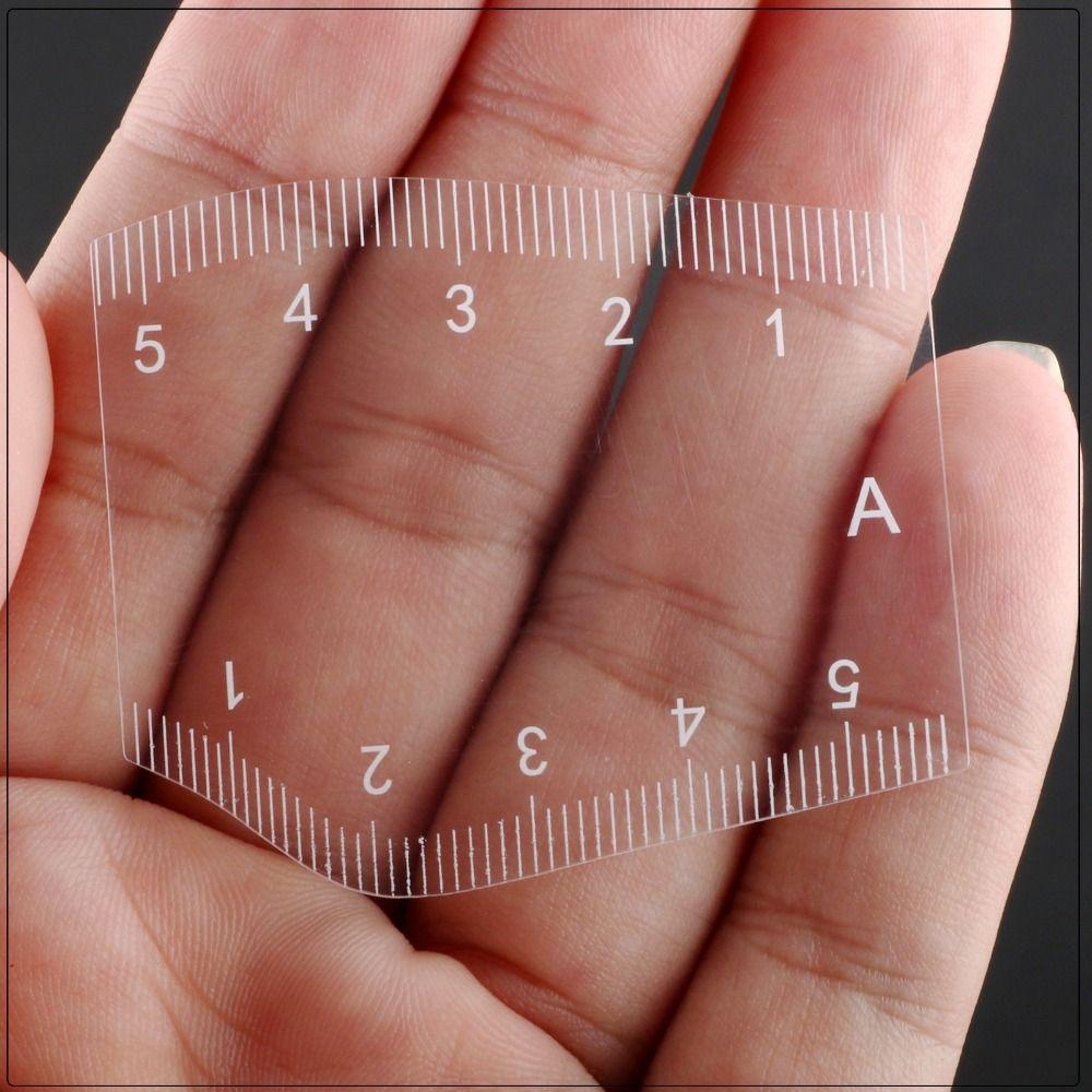 5Pcs Transparent Eyebrow Mapping Ruler Flexible Rulers Instant Brow Shaper  Beginners