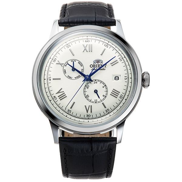 

Orient Чоловічий TRN-AK0701S (Чоловічий шкіряний класичний Bambino) Круглий годинник з нержавіючої сталі