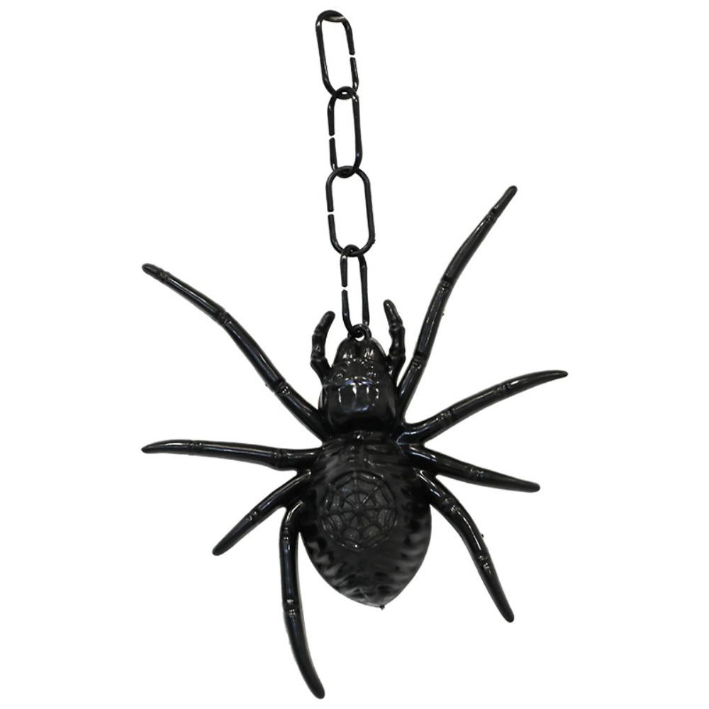 Halloween Colorful Glowing Spiders, Fluorescent, Rainbow, Spiders, Black Spiders, Scene Pranks, Decoration Ornaments