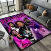 3D Printing Rod Wave Rapper Area Rug,Carpet Rug for Home Living Room Bedroom Sofa Doormat Decor,kids Play Non-slip Floor Mat