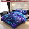 3D Dragon Pattern Psychedelic Aesthetic Orleans Animal Theme Soft Breathable Knitted Digital Printed Polyester Bedding Set
