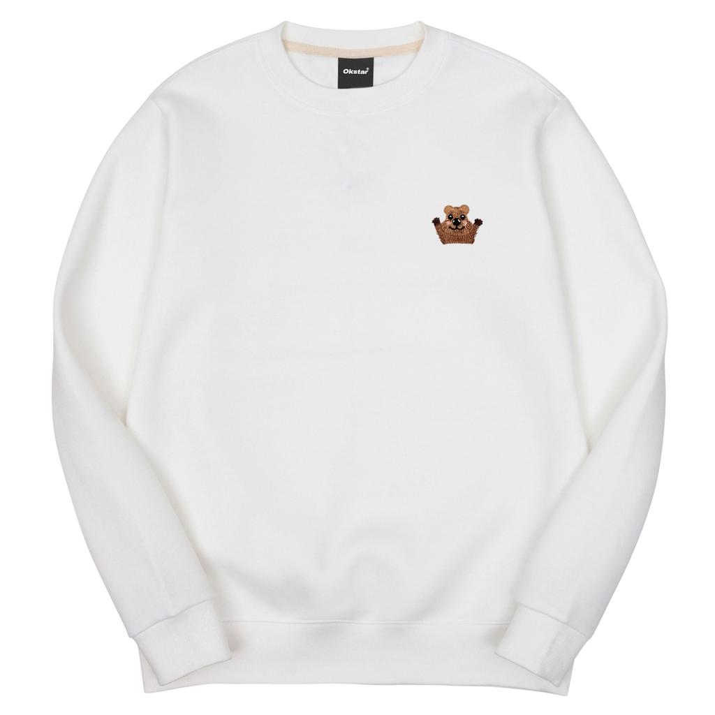 OKSTAR Quokka Embroidered Double-Sided Sweatshirt (Type C)
