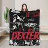 Dexter  Warm Soft Blanket  Kids Plush Throw Blanket Fluffy Couch Chair Flannel Bedspread Sofa Bed Cover
