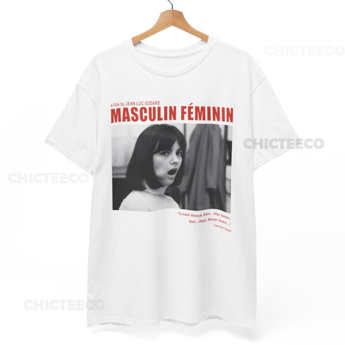 26 Masculin Feminin Tshirt Jean Luc Godard film Movie cult shirt Unisex Tee Unisex T-Shirt XXXL