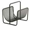 Metal Magazine Rack with Carry Handle Sturdy Floor Decorative