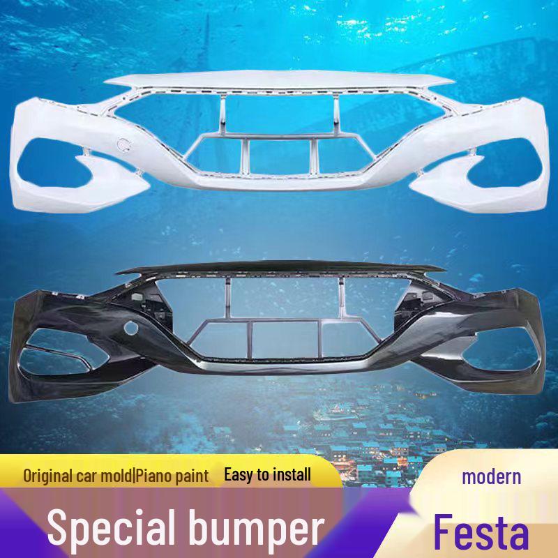 Compatible with Hyundai Festa 18-20 Models: Front and Rear Bumpers and Surrounds