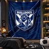 Wandbehang Wandteppich Canterbury-Bankstown Bulldogs Druckstoff für Wohnzimmer Schlafzimmer Heimdekoration