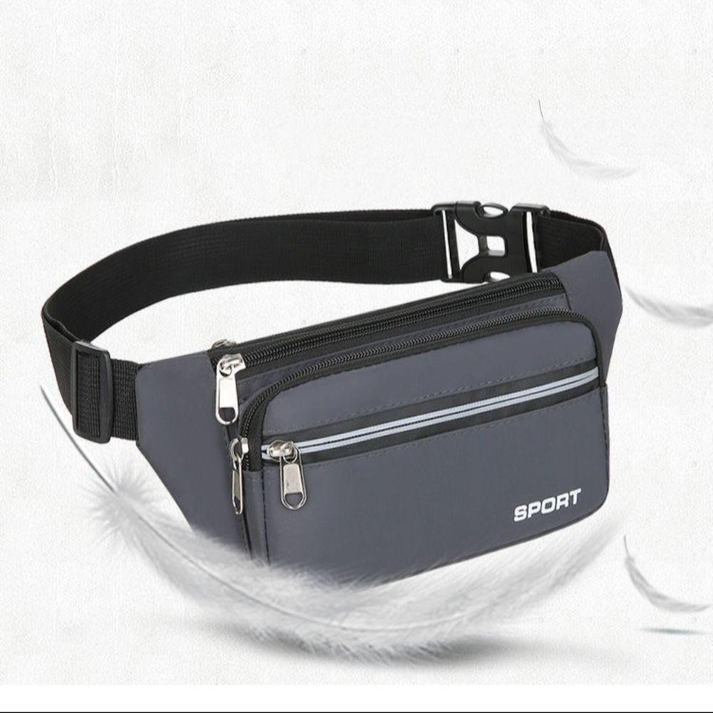 Anti Splash Sport Fanny Pack Large Capacity Mobile Waist Bag Walking Running Waist Bag  Women