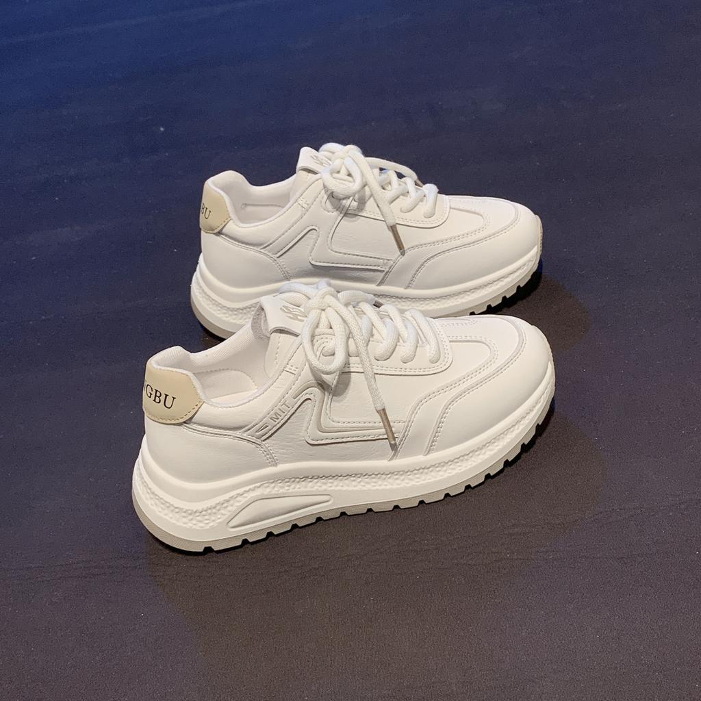 Little White Shoes Women's 2025 New Spring and Autumn Travel Flats Fashion Board Shoes Soft Sole Lightweight Sports Forrest Gump Shoes