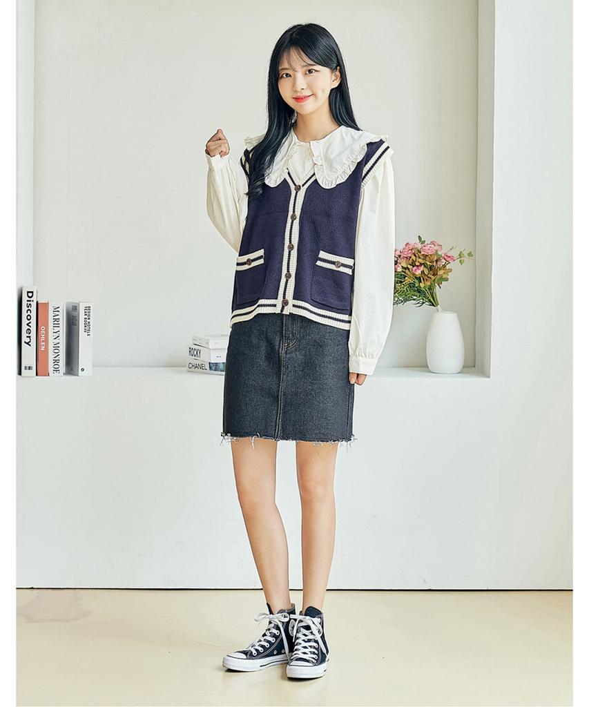 VANAKE Creamy Mini Skirt_Ob17Skme11Z