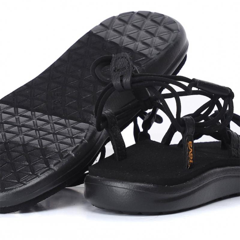Teva Comfortable CuShion Lace Up Women S SandalS Voya Infinity Stvf2319622 Blk