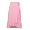Women High Waist Skirts All-match Lady Elegant Long Skirt Retro Skirt High Waist Slim Sexy Hip Mid-length One-Step Skirts