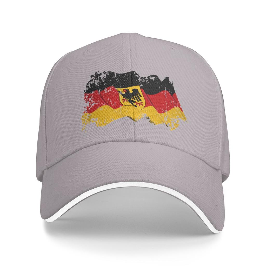 Deutschland Flag of German Casual Baseball Cap Summer Adjustable Kpop Rock Hip Hop Hats Men Adult Fitted Retro Baseball Caps