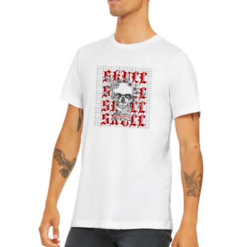 Classic Crew Neck SKULL Men s T-Shirt S разноцветный