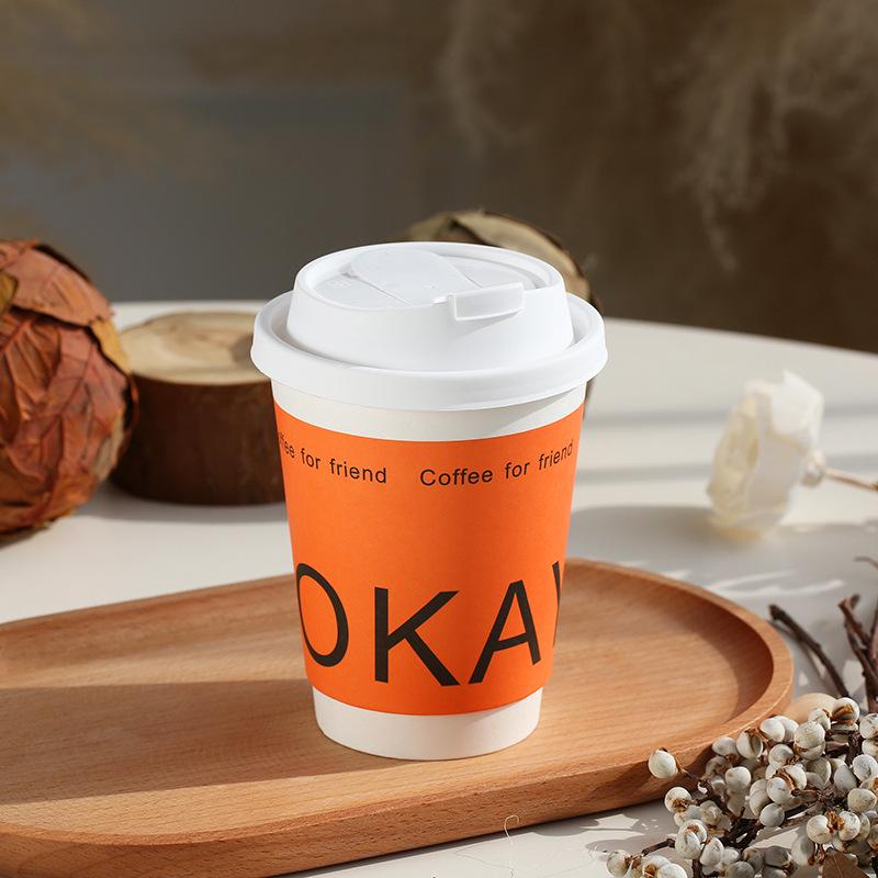 Korean Style Disposable Coffee Milk Tea Paper Cups for Photo Shoots