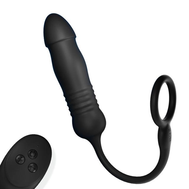 Retractable Dildo Vibrator Female Masturbator G Spot Vaginal Stimulator Prostate Massager Butt Plug Butt Plug Male Sex Toys