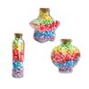 DIY Five Pointed Star Wishing Bottle Kawaii Rainbow Color Origami Stars Paper Strips House Decoracion Decorative