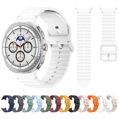 Sport-Silikonarmband für Samsung Galaxy Watch 8 Classic 46mm / Watch8 44mm 40mm Ersatzband Armband Armband Zubehör