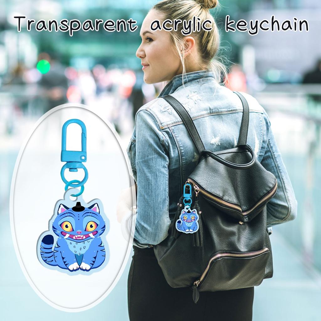 Cartoon Anime Movie Transparent Acrylic Keychain Pendant, Exquisite Gift Hanging Accessories For Backpacks