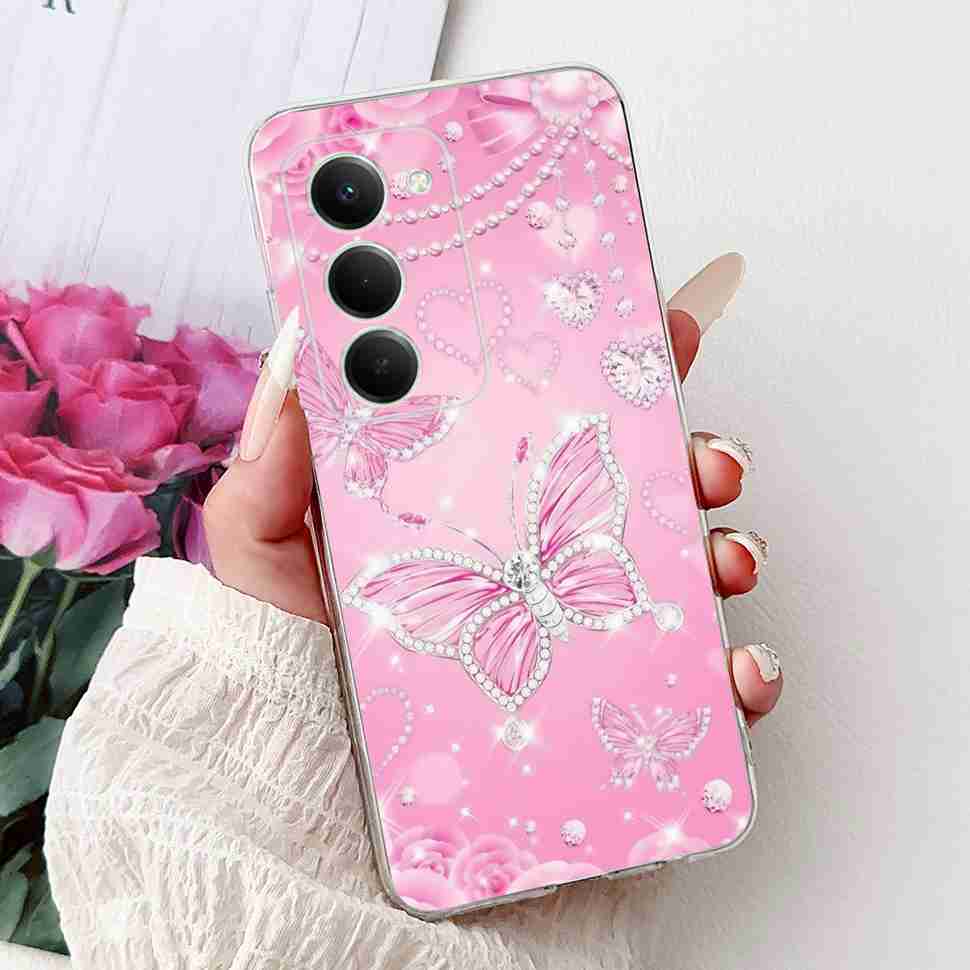 Case For Redmi 15 5G New Design Butterfly Flowers Shockproof Casing For Xiaomi Redmi15 Redmi 15 5G Soft Phone Back Cover