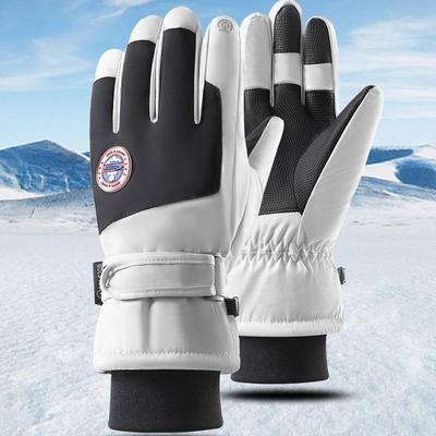 Water-Resistant Thermal Touchscreen Gloves for Outdoor Sports
