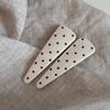 Vintage Polka Dot Hair Barrettes INS Style 7 Colors Acrylic Hair Clips Anti-slip Fashion Hair Accessories for Women Parties